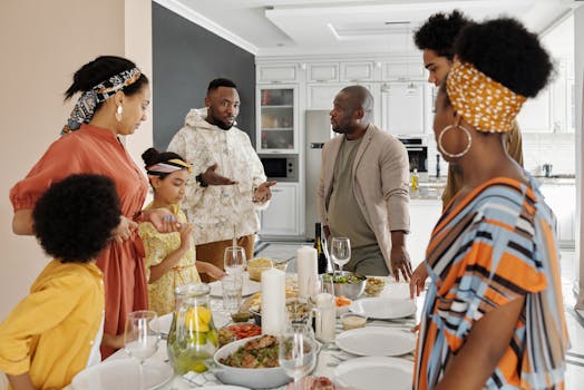 image of a group cooking a plant-based meal together