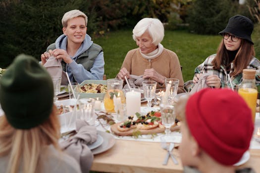 community garden harvest party