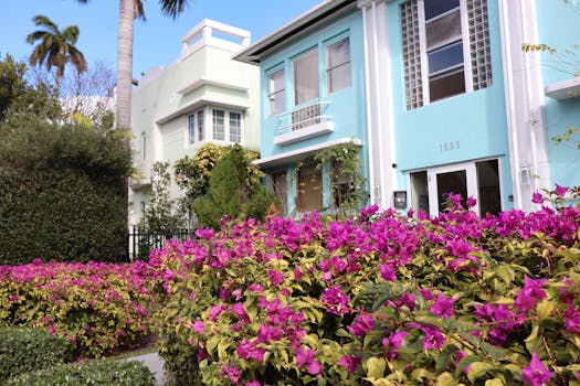 colorful container garden on a balcony