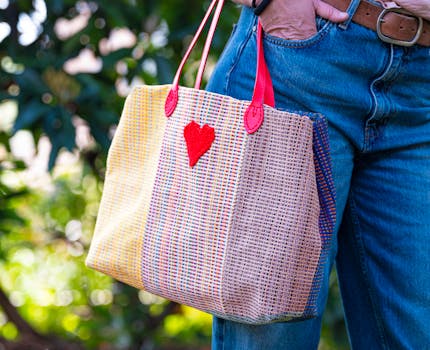 colorful reusable shopping bags