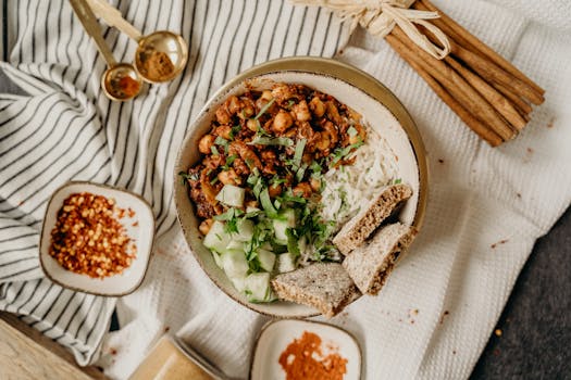 delicious homemade meal prepared with zero waste